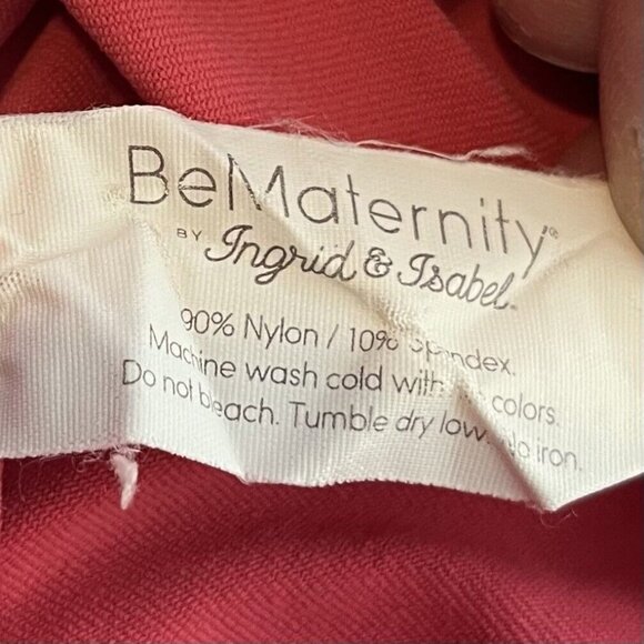 Be Maternity Ingrid & Isabel Tank Top Womens Medium Pink Workout Activewear Yoga - Picture 7 of 7